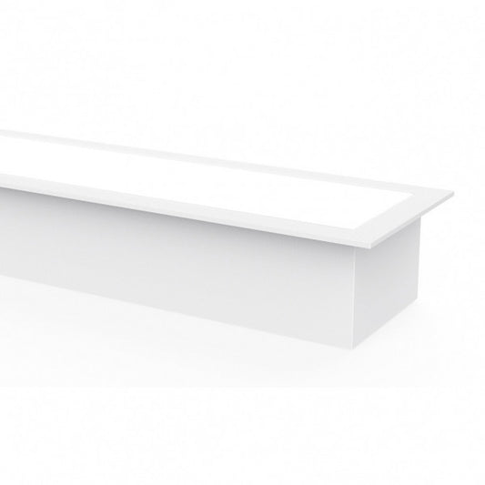 Regleta LED empotrable 40W blanca Fabrilamp LED228613, iluminación técnica para oficina profesional · Ref. LED228613