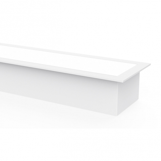 Regleta LED empotrable 40W blanca Fabrilamp LED228613 – iluminación técnica para oficina y profesional · Ref. LED228613