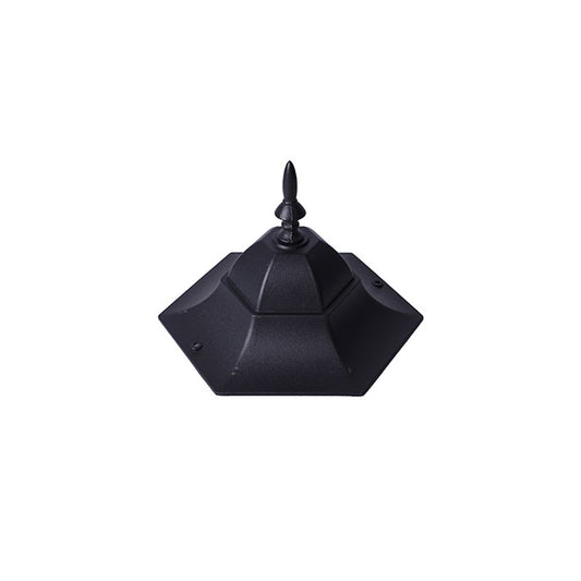 Farola LISA fabricada en Aluminio color Negro, ideal para iluminación de exterior