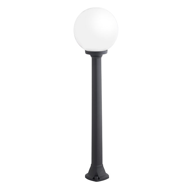 Farola de Exterior GLOBE 100 cm Negra con Bombilla LED CCT Fumagalli - vista principal | Interlusa