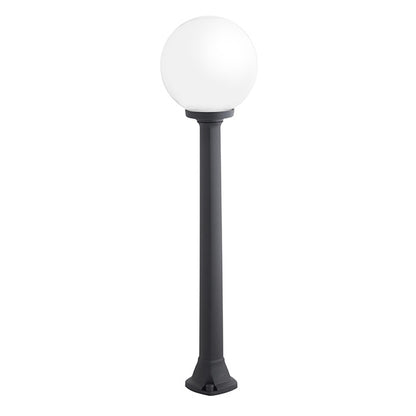 Farola de Exterior GLOBE 100 cm Negra con Bombilla LED CCT Fumagalli - vista principal | Interlusa