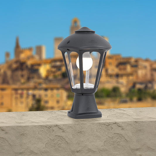 Farola de Exterior GIAMPY 33 cm IP55 Resina Negra Fumagalli - imagen 2 | Interlusa
