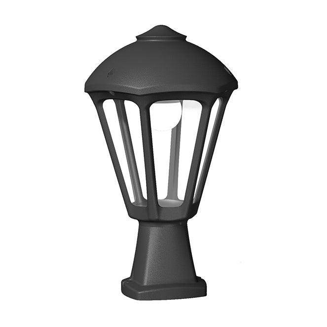 Farola de Exterior Sandro 37 cm Negro IP55 Fumagalli - vista principal | Interlusa