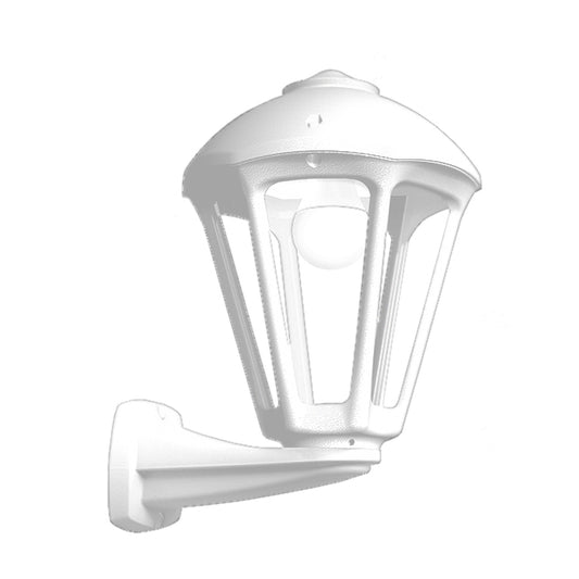 Aplique Exterior Sandro 1xE27 IP55 Resina Blanca Fumagalli - vista principal | Interlusa · Ref. H24.240.000.WXE27