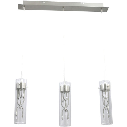 Lámpara de Techo MÁRCIA 18xG4 70 cm Níquel Interlusa - vista principal | Interlusa