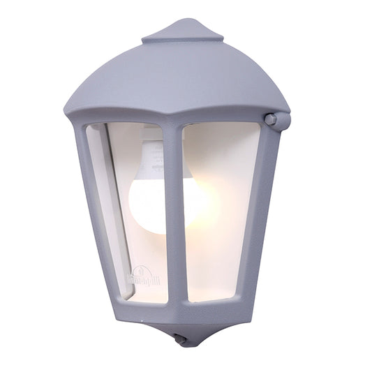 Aplique Exterior FABIO 1xE27 IP55 29 cm Resina Gris Fumagalli - vista principal | Interlusa