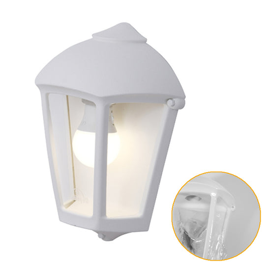 Aplique de Exterior FABIO 1xE27 IP55 Resina Blanco Fumagalli - vista principal | Interlusa