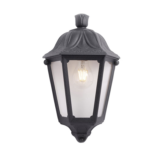 Aplique Exterior IESSE 1xE27 IP55 35 cm Negro Fumagalli - imagen 2 | Interlusa