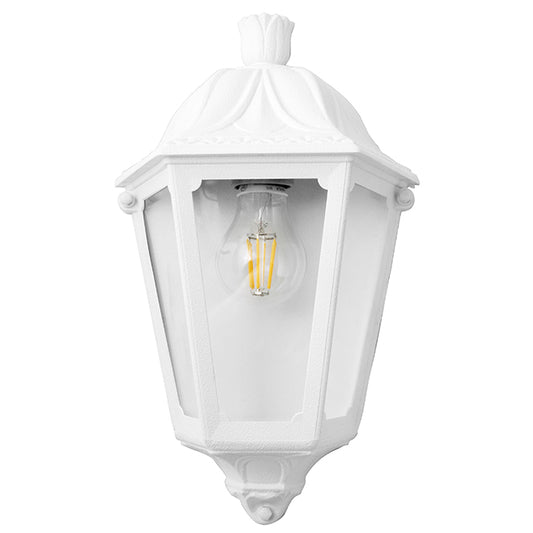 Aplique Exterior Estanco IESSE 1xE27 IP55 Blanco Fumagalli - imagen 2 | Interlusa