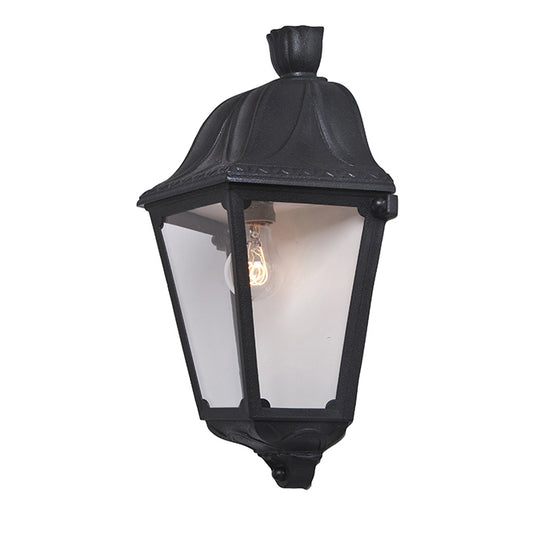 Aplique Exterior DARIA 1xE27 IP55 Resina Negra Fumagalli - vista principal | Interlusa