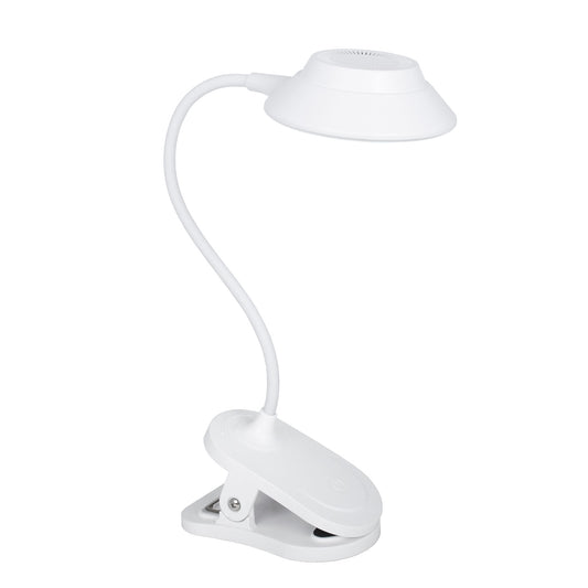 Flexo de Sobremesa con Pinza KLIP 45 cm LED 5W CCT 360 lm Blanco Belair - vista principal | Interlusa