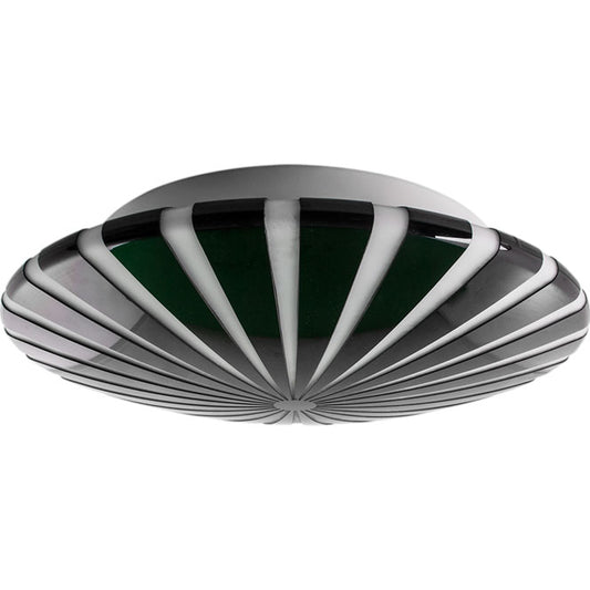 Plafón TOROPI pequeño 1xE14 Al.7x Negro/Blanco - 26 cm | Interlusa · Ref. PLAF. 0.9347114