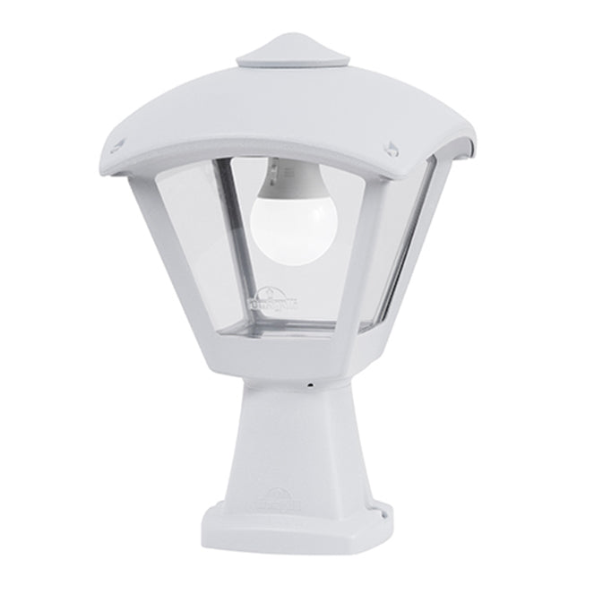 Farola de Exterior DARIO 35 cm Blanca IP55 Fumagalli - vista principal | Interlusa