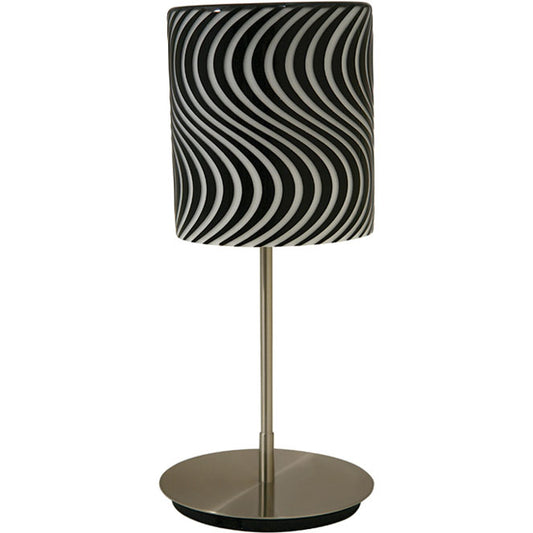 Lámpara de Sobremesa SILVANA 50 cm 3xE14 40W Negra y Blanca Lumit - vista principal | Interlusa