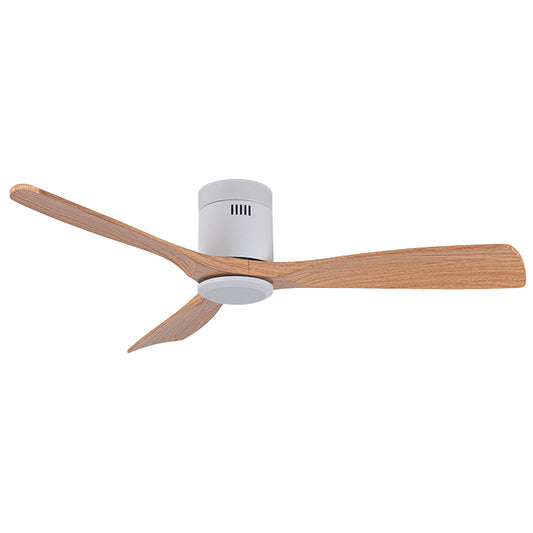 Ventilador de Techo Céfiro Off 130 cm 3 Aspas Blanco y Haya Belair - vista principal | Interlusa