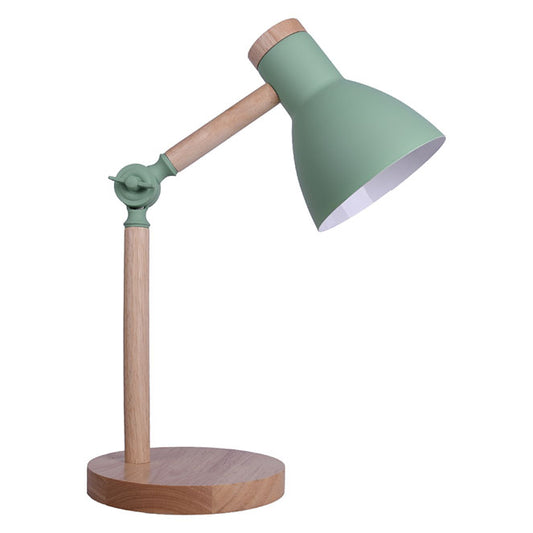 Flexo de Sobremesa Teacher 47 cm Verde Mate y Madera Interlusa - vista principal | Interlusa