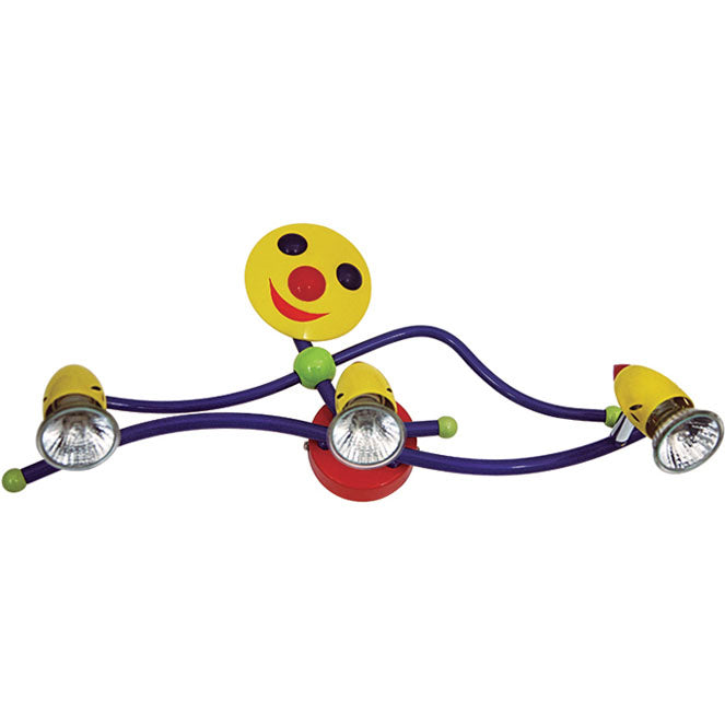 Aplique de Pared Infantil SMILE 3xGU10 Multicolor LUMIT Interlusa - vista principal | Interlusa