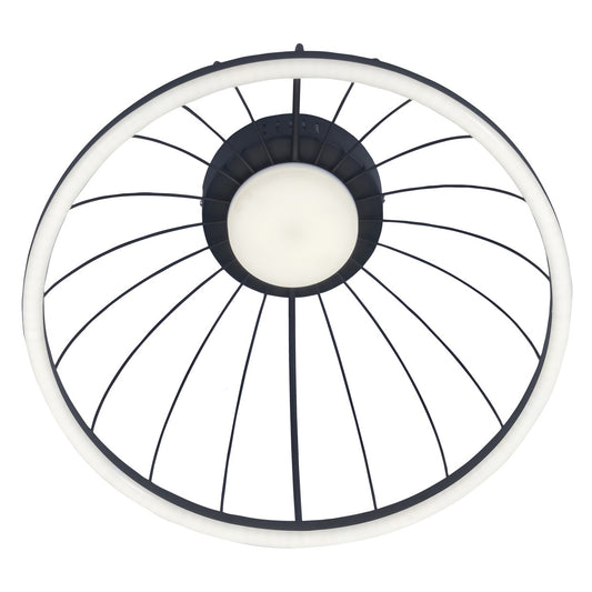 Plafón Moderno LED Tilda NEGRO – vista principal · Ref. 11460