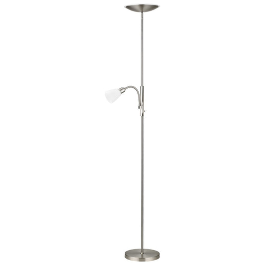 Pie Salón moderno Atos Níquel Satinado – vista principal · Ref. 11610
