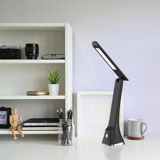 Flexo LED de Mesa Anhidrita 5W Negro Táctil Plegable Fabrilamp - imagen 2 | Fabrilamp / Abrila · Ref. 139571009