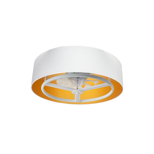 Ventilador de Techo Anuska Blanco / Oro – vista principal · Ref. 188691701