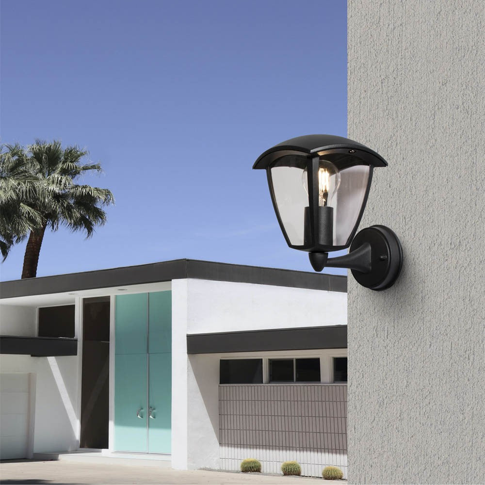 Aplique de Exterior Durham E27 IP44 Negro CristalRecord - imagen 2 | CristalRecord