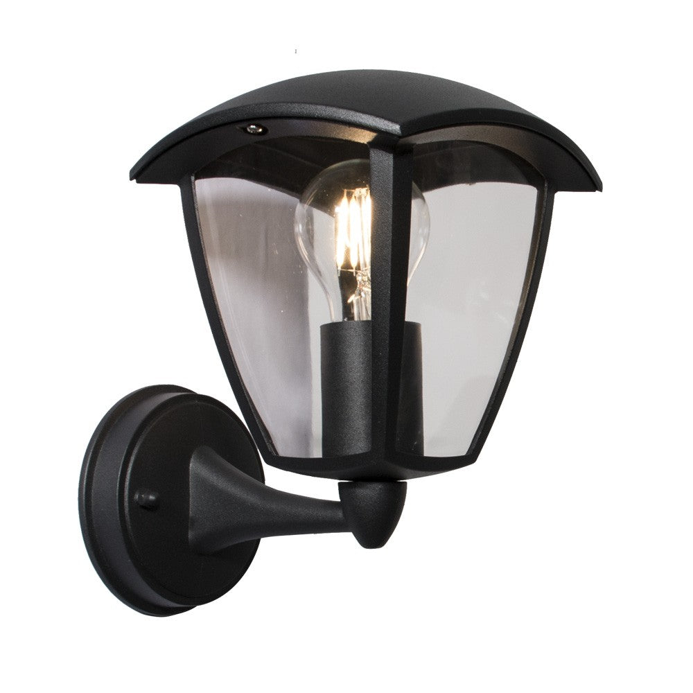 Aplique de Exterior Durham E27 IP44 Negro CristalRecord - vista principal | CristalRecord