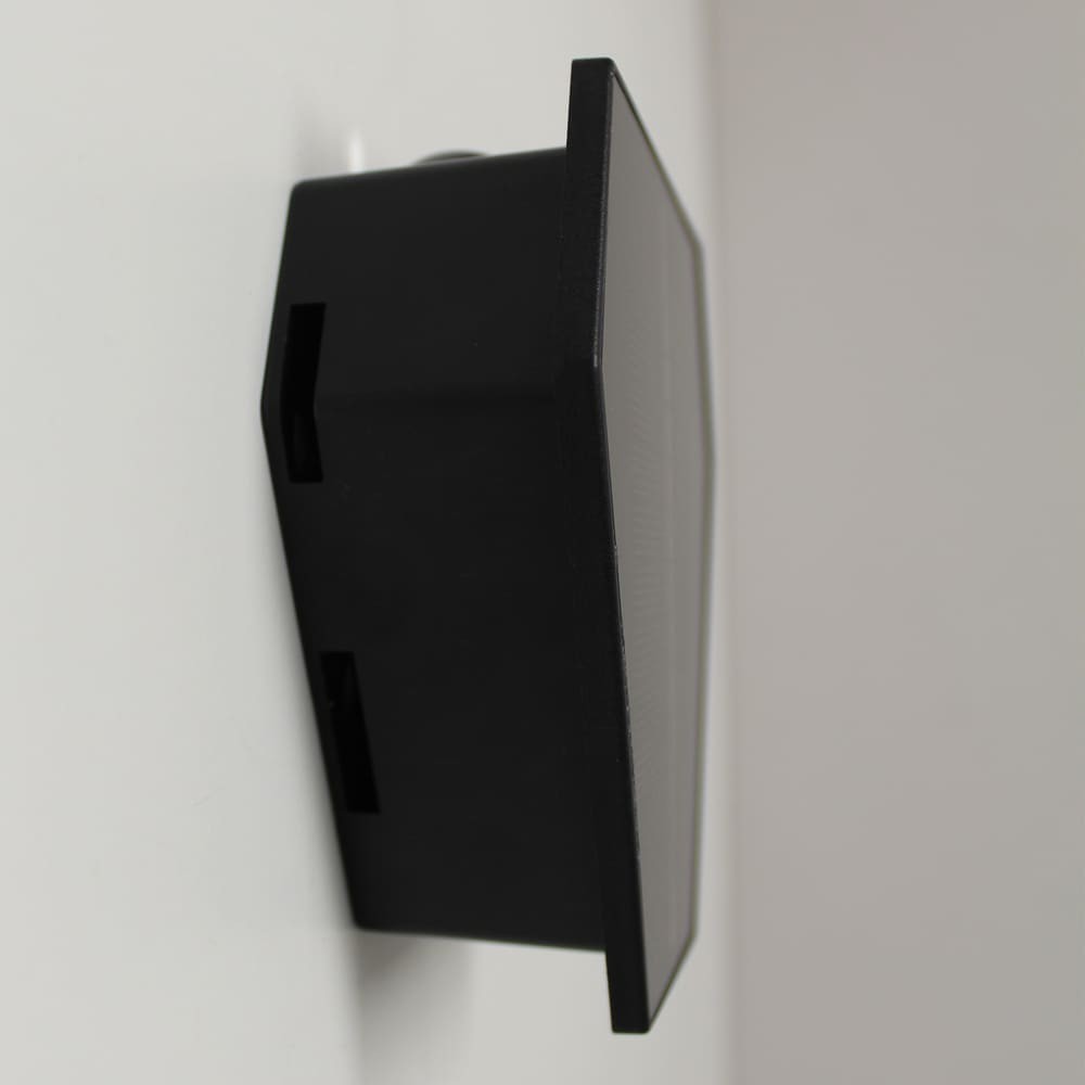 Aplique Diamante fabricado en ABS color negro para iluminación exterior