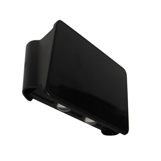 Aplique Solar de Exterior LED Nil 120 lm 3000K Negro CristalRecord - vista principal | CristalRecord