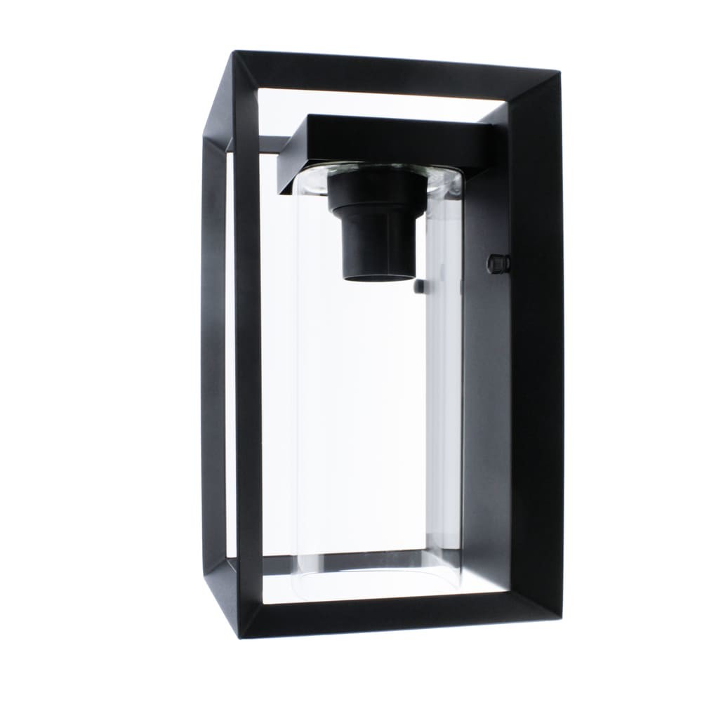 Aplique de Pared Exterior Rute 1xE27 Negro Cristal CristalRecord - imagen 3 | CristalRecord