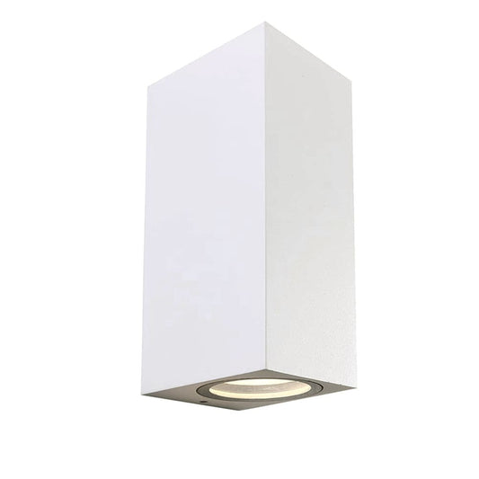 Aplique de Pared Confo 16 cm 2 Luces GU10 IP44 Blanco Mate CristalRecord - vista principal | CristalRecord