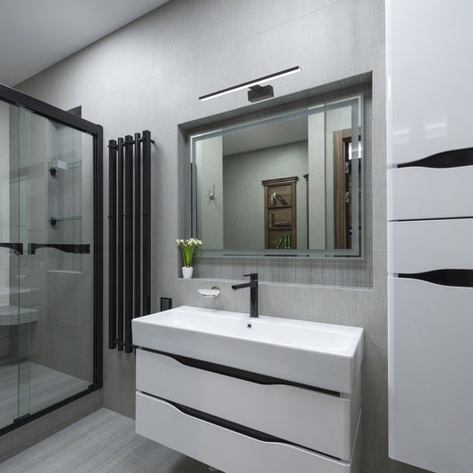 Aplique LED para Baño Roth 12W Negro Mate CristalRecord - imagen 2 | CristalRecord