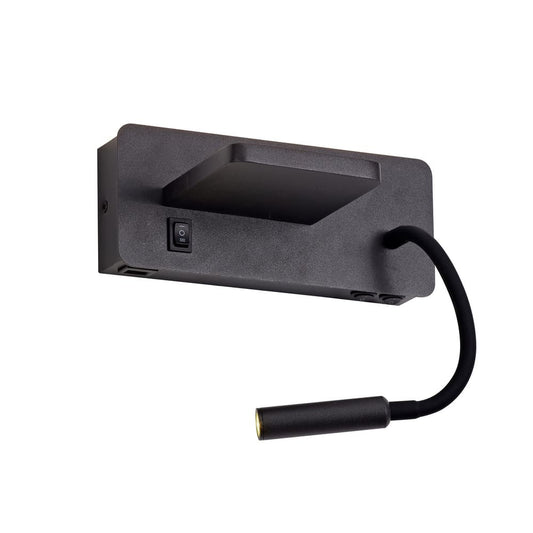 Aplique LED Rob2 5W+3W con USB y Cargador Wireless CristalRecord - vista principal | CristalRecord