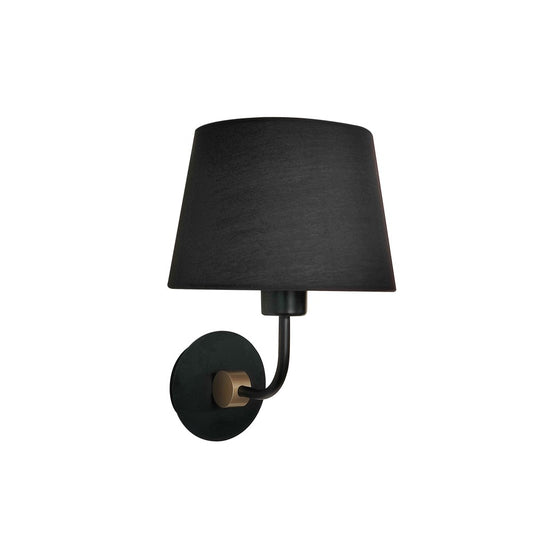 Aplique de Pared Solor 31 cm E27 Negro y Oro CristalRecord - vista principal | CristalRecord · Ref. 43-004-27-180