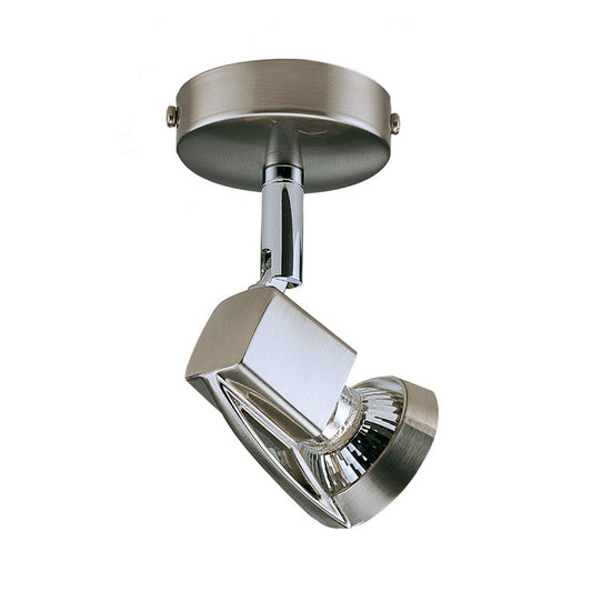 Foco Orientable Arco Rotula Níquel Satinado GU10 CristalRecord - vista principal | CristalRecord