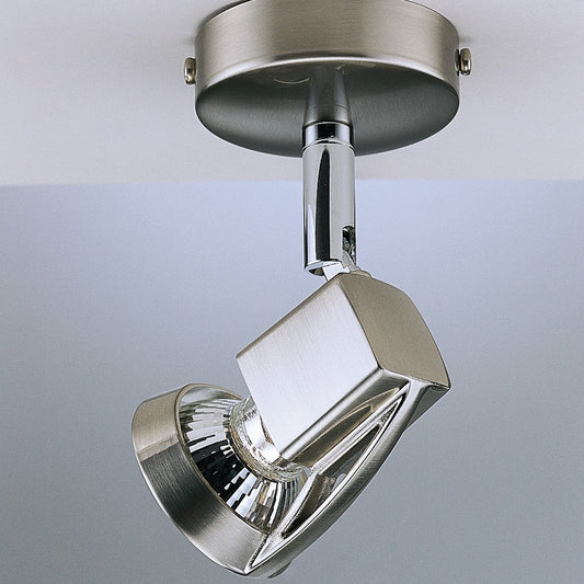 Foco Orientable Arco Rotula Níquel Satinado GU10 CristalRecord - imagen 2 | CristalRecord