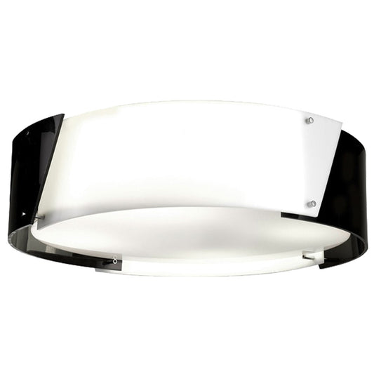 Plafón Argus Negro 67 cm 4xE27 Máx. 60W Metacrilato CristalRecord - vista principal | CristalRecord