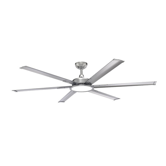 Ventilador de techo LED Avon 20W 2000Lm. CCT Dim - 2500 mm, Aluminio | CristalRecord · Ref. 85-042-25-106
