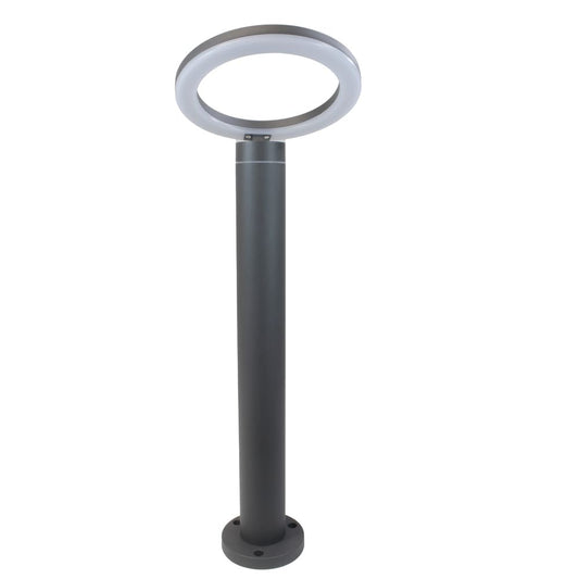 Baliza de Exterior LED Satur 8W Luz Neutra Gris Antracita CristalRecord - vista principal | CristalRecord