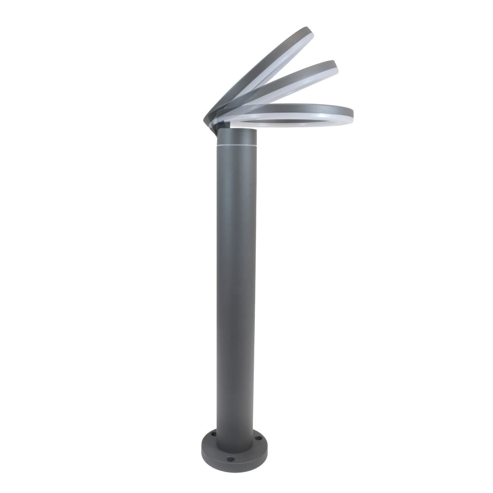 Baliza de Exterior LED Satur 8W Luz Neutra Gris Antracita CristalRecord - imagen 4 | CristalRecord