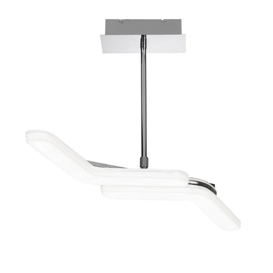 Plafón LED Moderno Boomerang 30W 3000K 1920 lm Tija Regulable CristalRecord - vista principal | CristalRecord