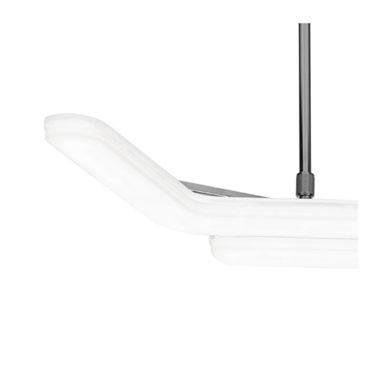 Plafón LED Moderno Boomerang 30W 3000K 1920 lm Tija Regulable CristalRecord - imagen 2 | CristalRecord