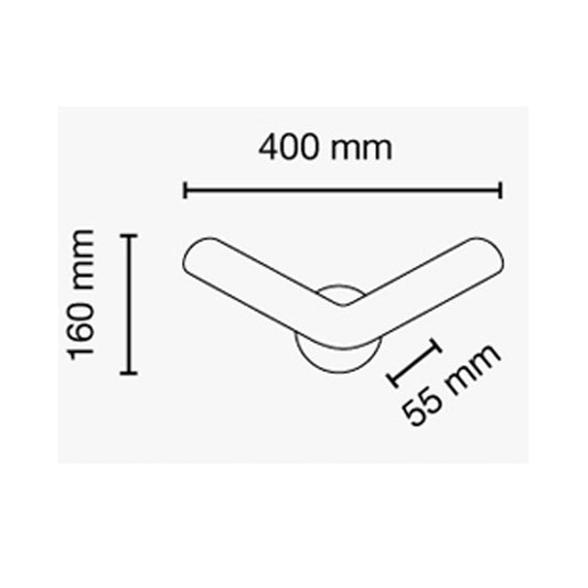 Aplique LED Boomerang 15W 40 cm 960 lm 3000 K CristalRecord - imagen 2 | CristalRecord