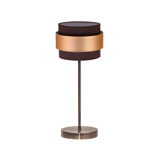 Sobremesa De Pantalla Bremen Cuero / Marrón-Oro – vista principal · Ref. 066471014