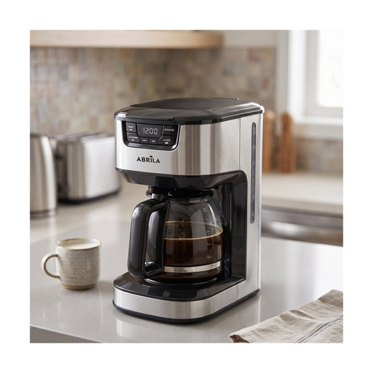 Cafeteras y Molinillos Briar Negro/Acero – vista principal · Ref. 269013109