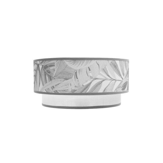 Aplique de Pared Camerun 1xE27 Blanco y Gris 30 cm Fabrilamp - vista principal | Fabrilamp / Abrila · Ref. 227961065