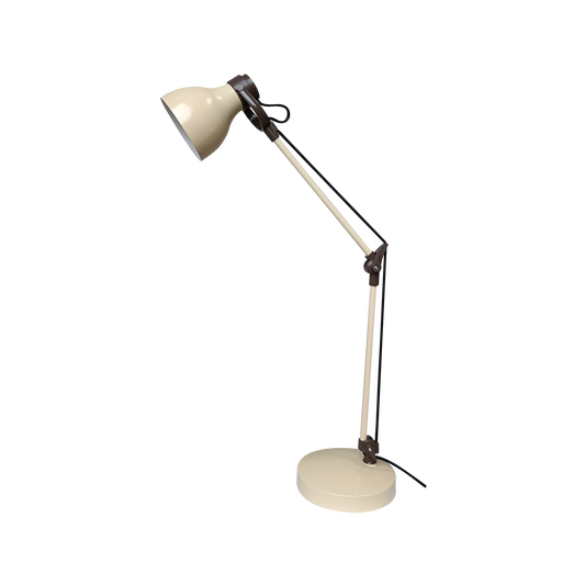 Flexo de Bombilla Carpo Beige / Marrón – vista principal · Ref. 205471015