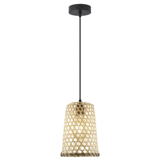 Lámpara Colgante Lagoa 16 cm Natural Rafia AJP - vista principal | AJP / Alemar