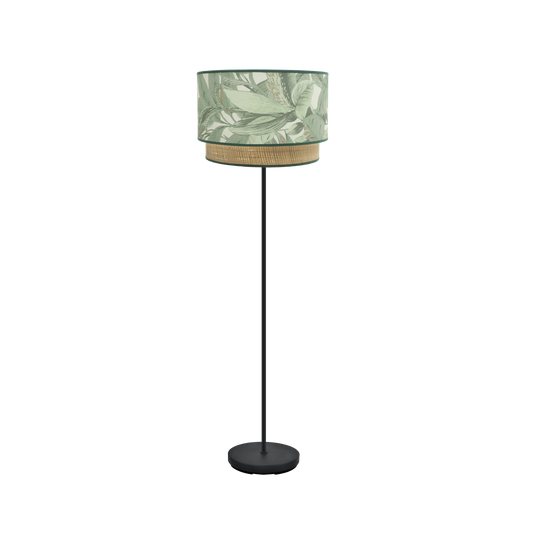 Pie Salón moderno Congo Negro / Verde-Natural – vista principal · Ref. 224941009