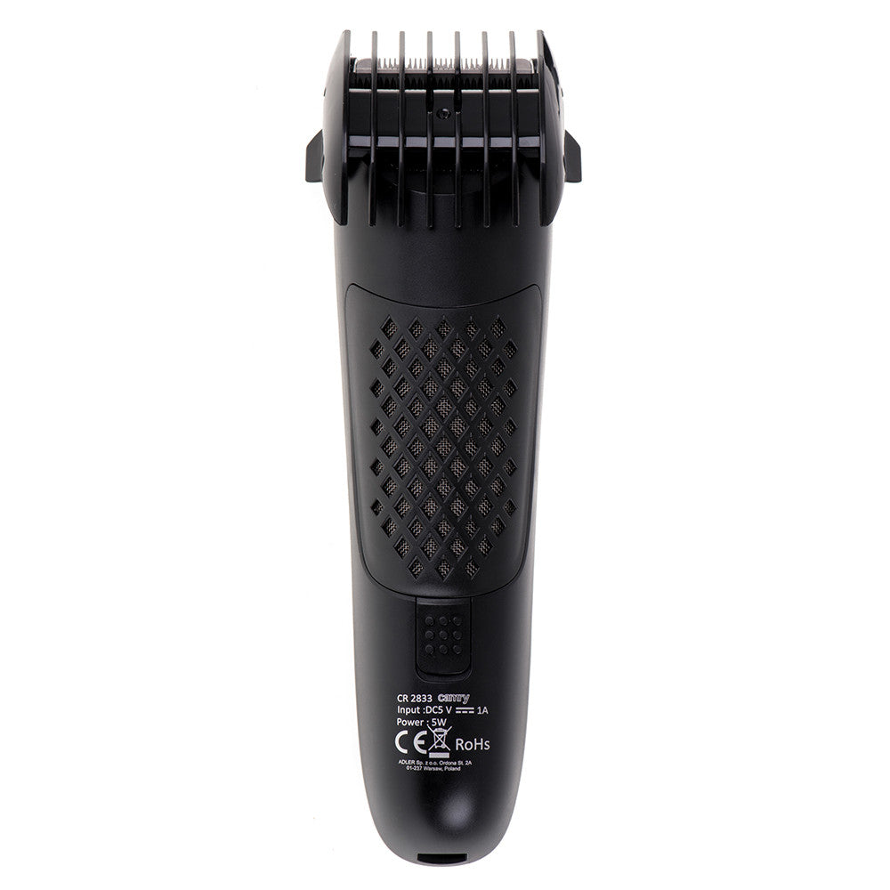 Recortadora de Barba Inalámbrica CR2833 USB con Pantalla LCD Negro Fabrilamp - imagen 4 | Fabrilamp / Abrila · Ref. P017CR2833